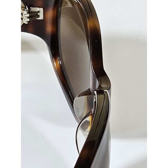 Lacoste Women's Sunglasses Brown Tortoise LA12646 DB 58-17 125MM USED SIDE LOGO - Picture 9 of 16